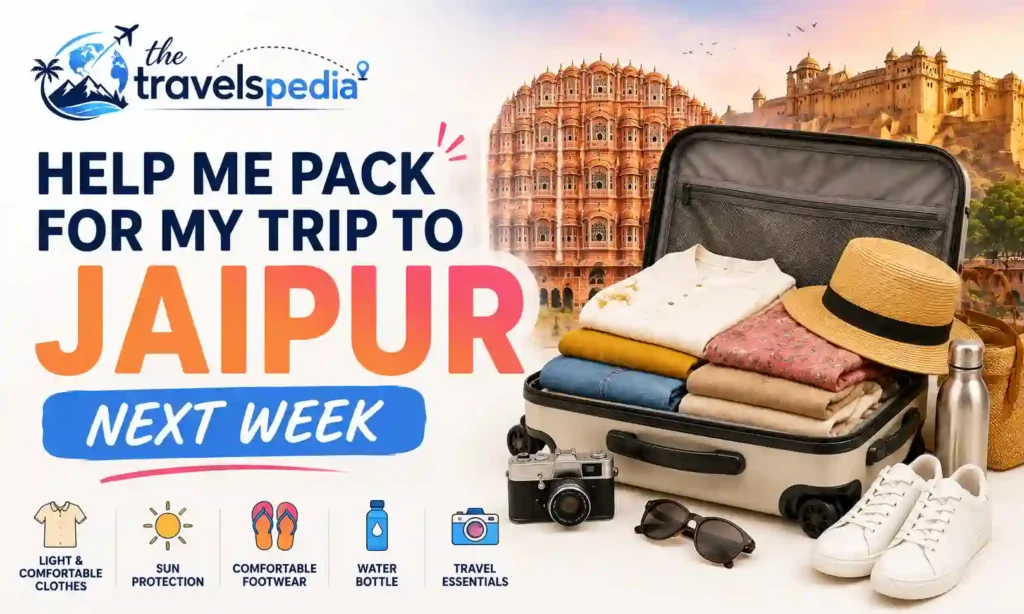 Help Me Pack for My Trip to Jaipur Next Week